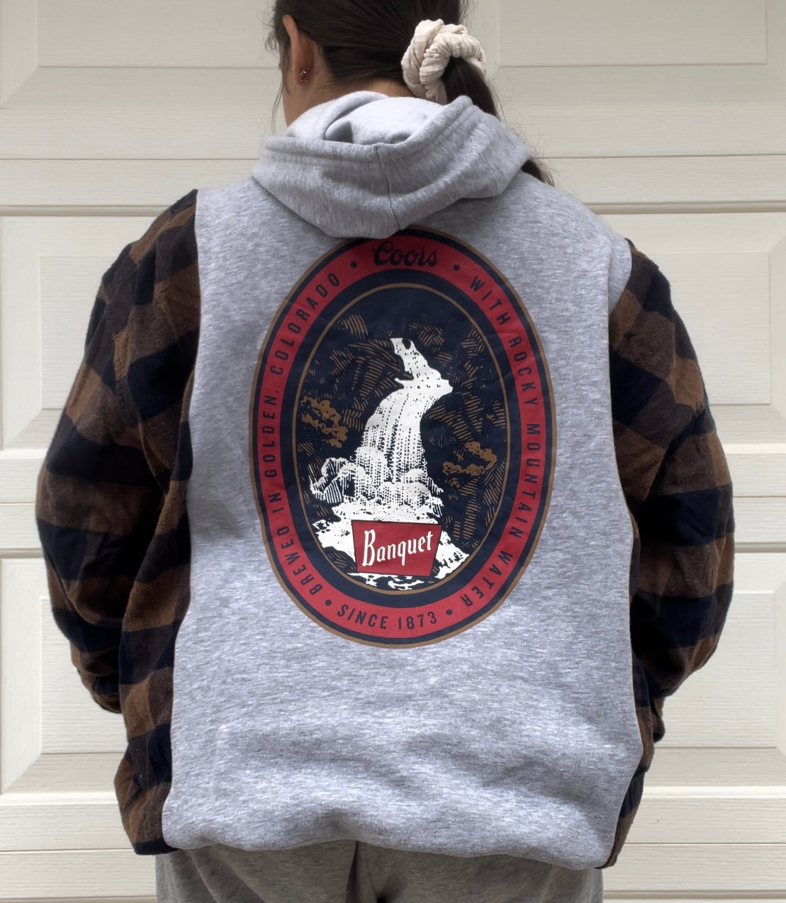 Coors Flannel Hoodie