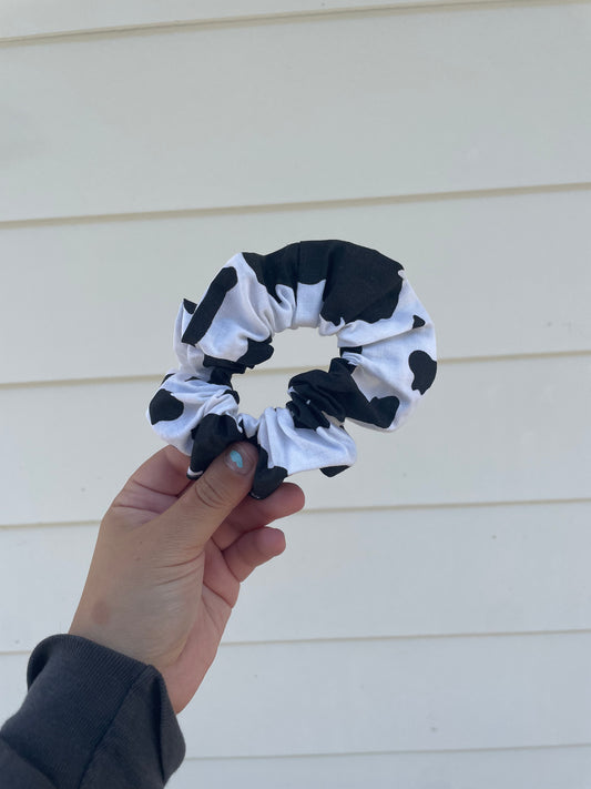 Cow Print Scrunchie