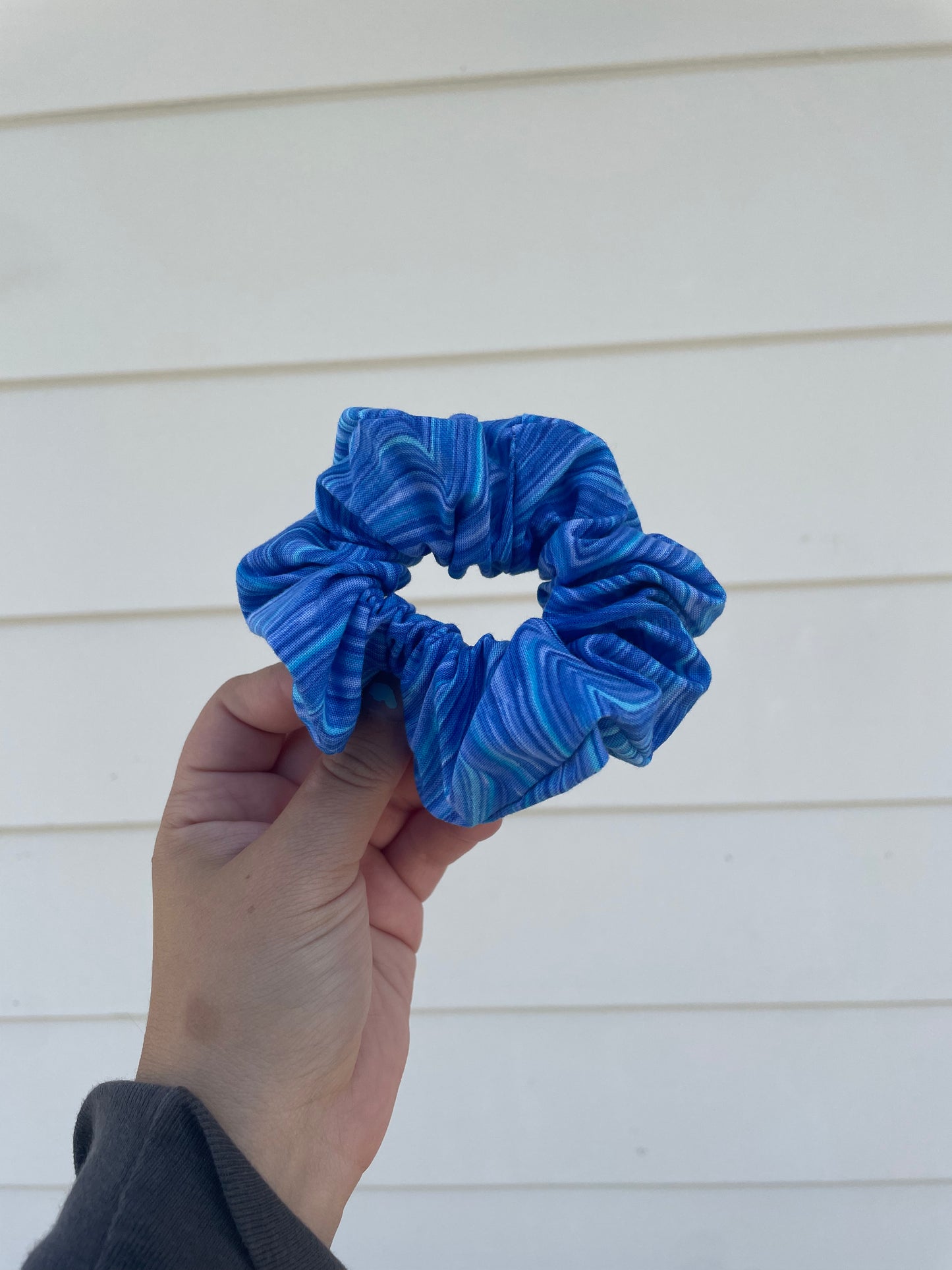 Blue Wave Scrunchie