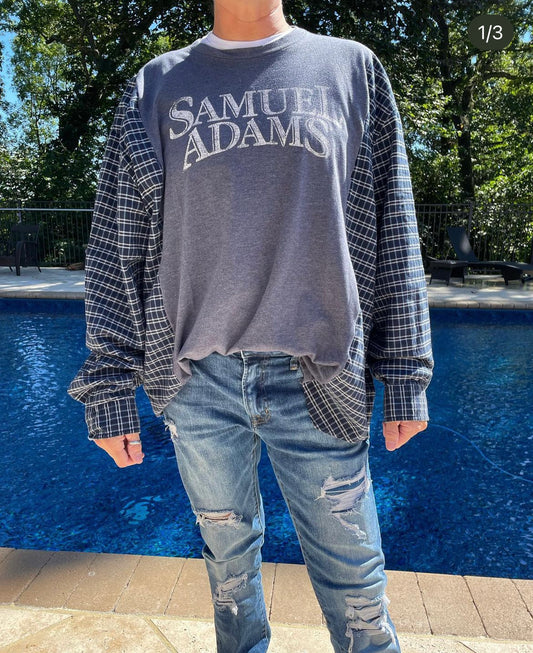 Sammy Adams Flannel Tee